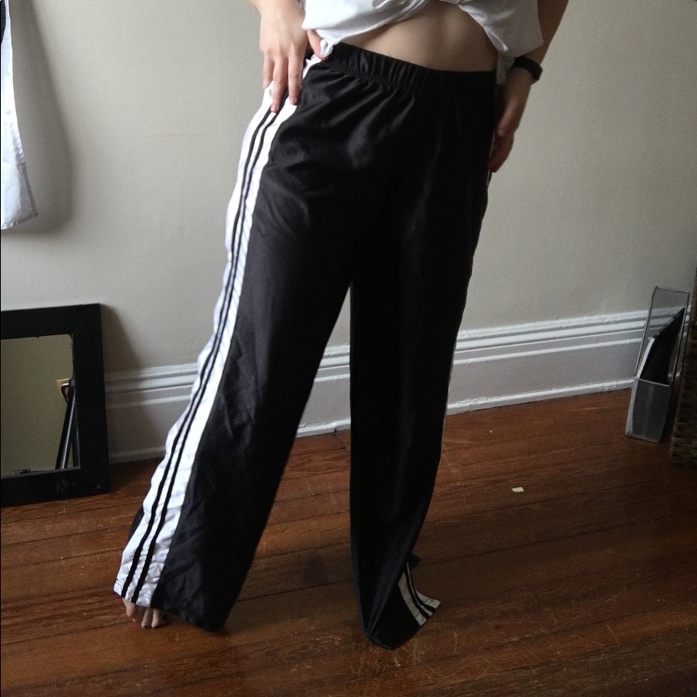 y2k tear away track pants